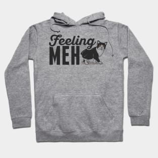 Cute & Funny Feeling Meh Kitty Adorable Cat Hoodie